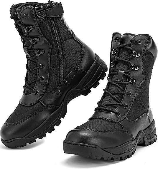 Midnight Platform Lace-Up Boots