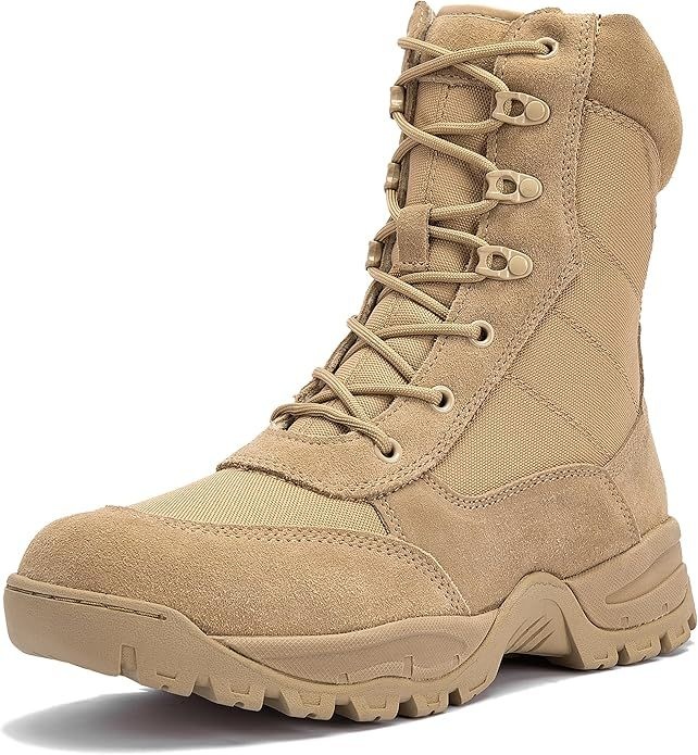 Sandstone Tactical Lace-Up Boots