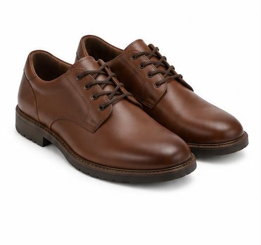 Brown lace-up shoes