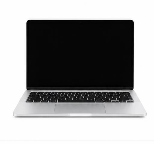 Silver laptop