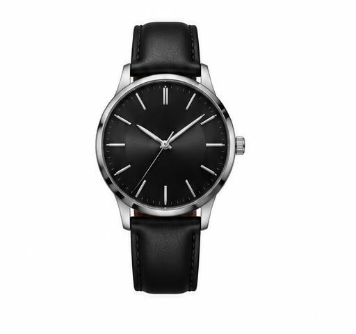 Black strap watch