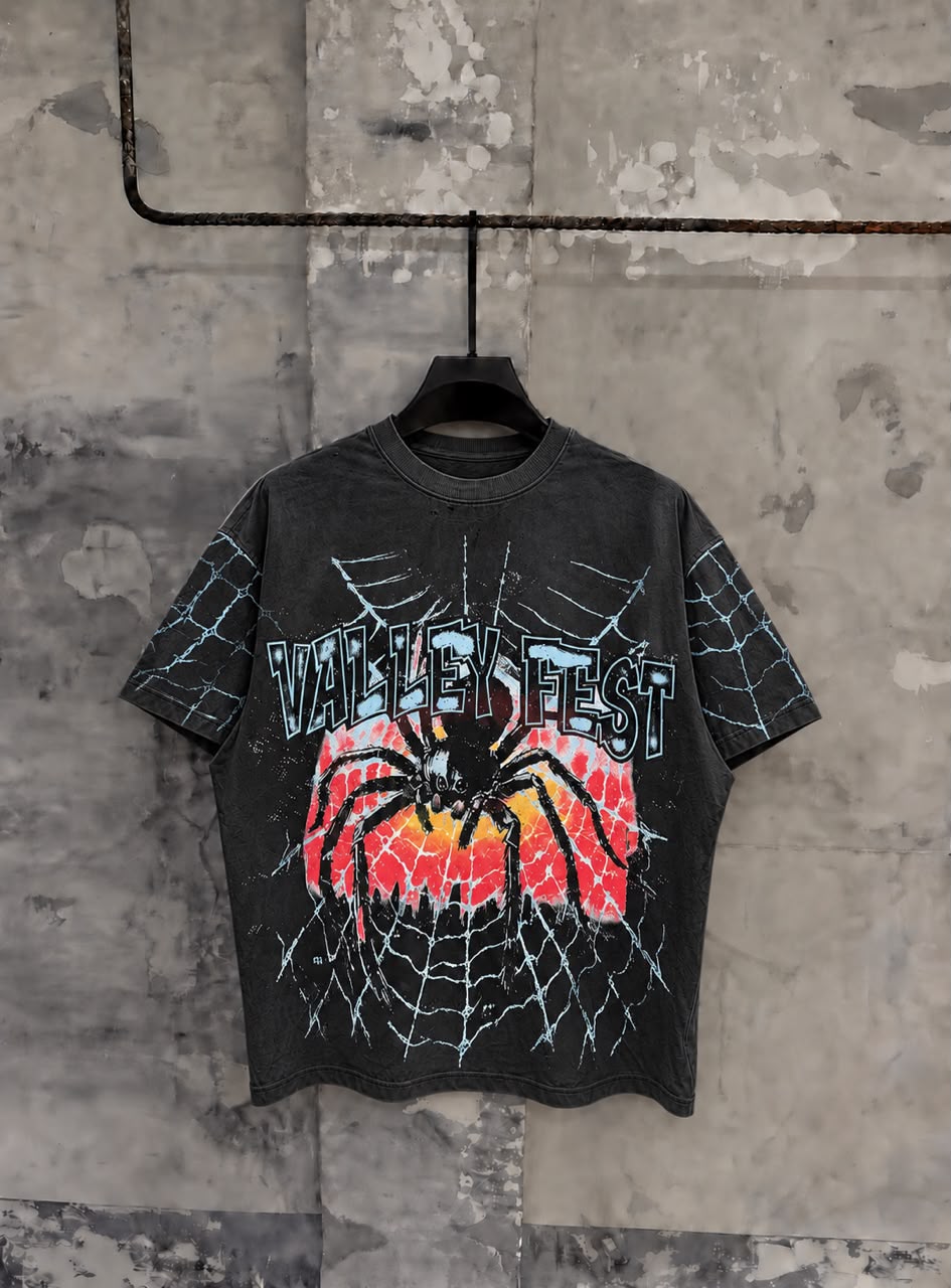 Spiderweb Tee — Black